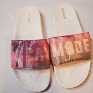OLD NAVY Slides Flip Flops Size 3/4